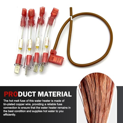 Image of 5 PCS Water Heater Thermal Fuse Breaker Kit, RV Water Heater Thermal Fuse Replacements, Compatible with RV OEM Atwood 93866 (Pink)