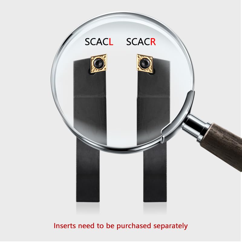 1pc SCACR0808 SCACR1010 SCACR1212 SCACR1616 SCACR2020 External Turning Tool CNC Cutter Bar SCACR SCACL Lathe Bar Turning Holder(SCACR2020K12)