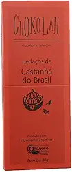 Chocolate ao leite com pedaços de castanha do Brasil CHoKolaH 80g