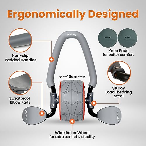 Ab Buddy Ab Roller Exercise Wheel for Home Gym, Ab Wheel Roller for Core Workout, Ab Workout Equipment for Core and Abdominal Strength Training, Home Workout Ab Machine and Gym Accessories. - Image 4