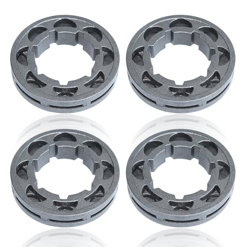 Adefol 4 Piezas 3/8 '8 Dientes Llanta de piñón para Stihl 064 066 088 090 MS660 MS880 Motosierra para Husqvarna 394 395