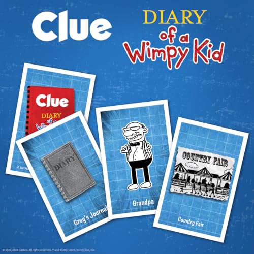 USAOPOLY CLUE: Diary of a Wimpy Kid | Solve the Mystery in This Officially-Licensed Collectible Clue Game Featuring Characters & Locations from the Popular Book Series Diary of a Wimpy Kid - image 5