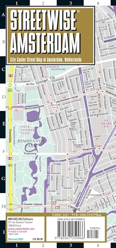 Streetwise Amsterdam Map - Laminated City Center Street Map of Am...