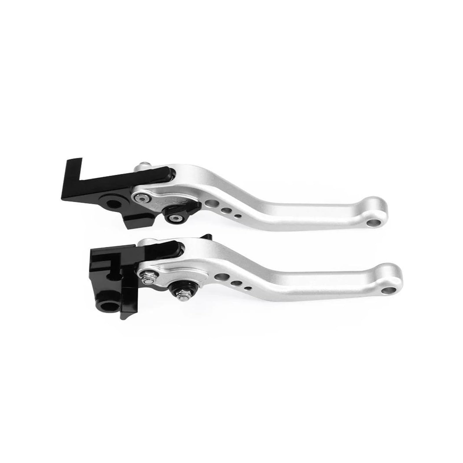 USQBUZHHK Brake Clutch Lever Brake Clutch Lever for F800GS ADV F800R F800GT F800ST F800S F650GS F700GS F800 F650 GS Motorcycle Adjustable Handles(Silver)