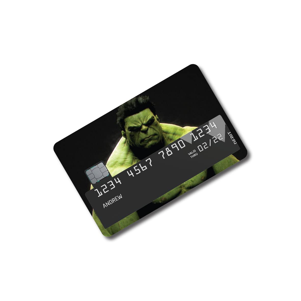 DOTME® Absorbing Man Printed Design Skin Card Stickers for Debit Cards/Credit Cards/ATM Front Side Sticker