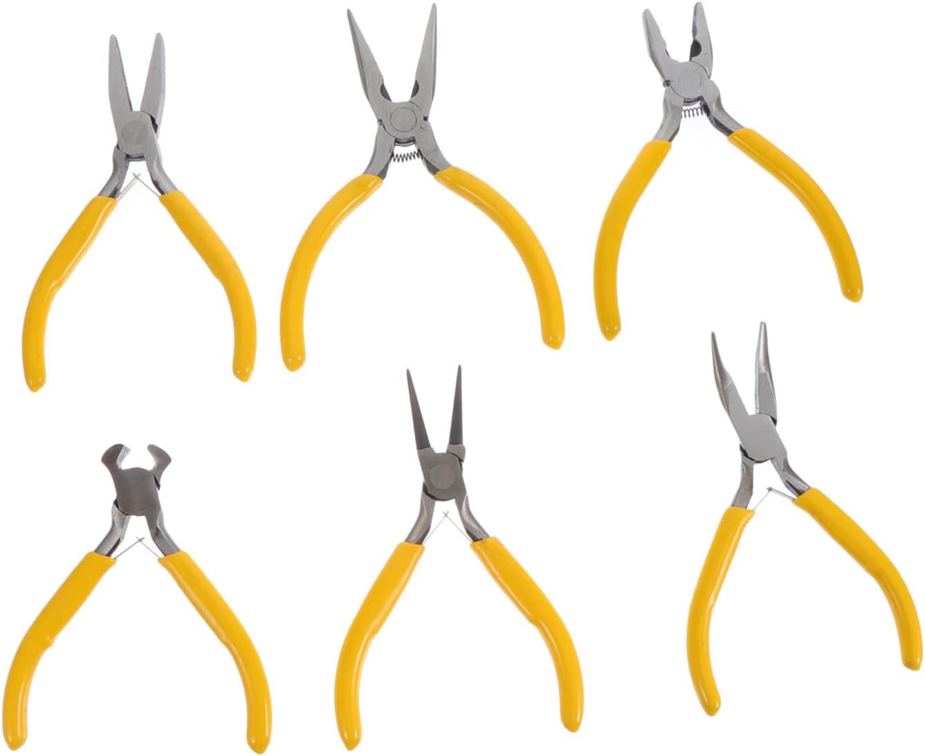 6Pcs Mini DIY Jewelry Pliers for Wire Shaping and Forming