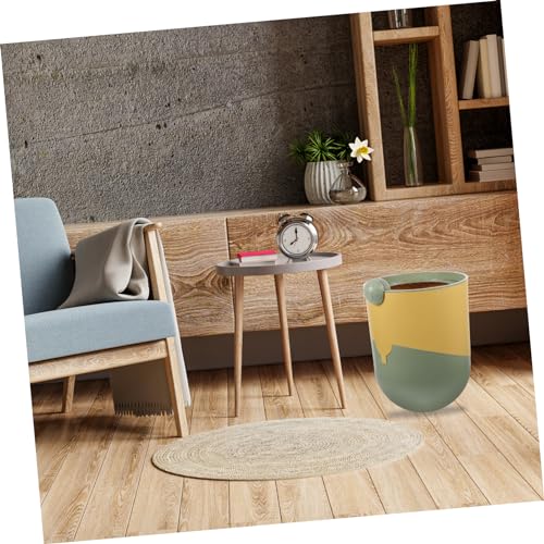 Caneca de basura decorativa rectangular para hogar y oficina miniatura 3