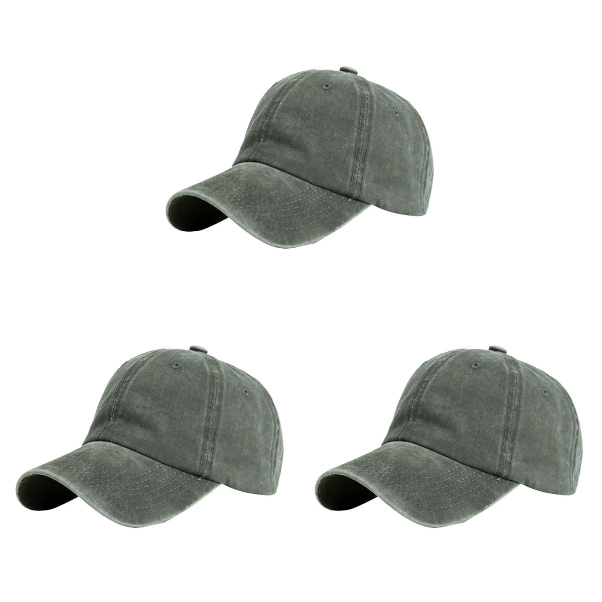 BESTYASH Berretto da Baseball Uomo Cappello Estivo da Uomo Cappellino da Baseball Unisex in Cotone Lavato Cappello Sole Capello per Sole Berretto da Sole da Baseball Green