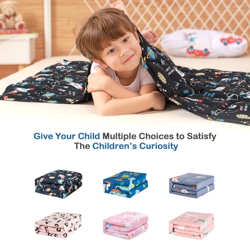 Image of Sivio Weighted Blanket 7lbs, Cooling Weighted Lap Blanket, Breathable Heavy Throw Blankets for Sleeping, 41 inchx60 inch,Black Universe
