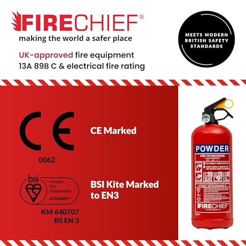 Firechief 2kg ABC Multi Purpose Powder Fire Extinguisher - Image 5