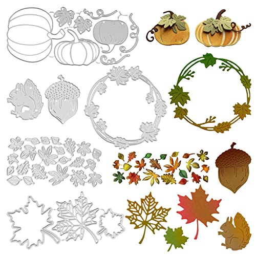 JAWSEU Matrice De Découpe En Métal, Matrice De Découpe Halloween, Halloween Araignée Citrouille Crâne Die De Decoupe Scrapbooking, Matrices De Découpe Pour Cartes Pour Bricolage Artisanat
