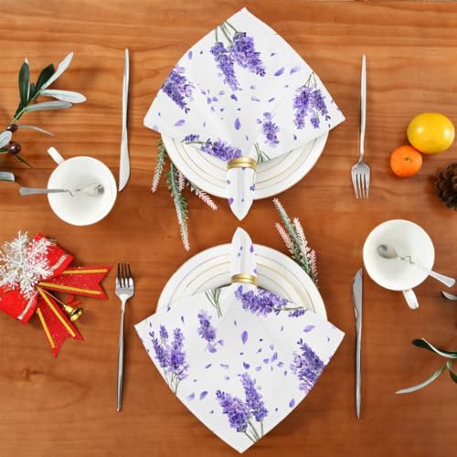 Servilletas de Tela SUABO Lavanda Set x6 miniatura 4
