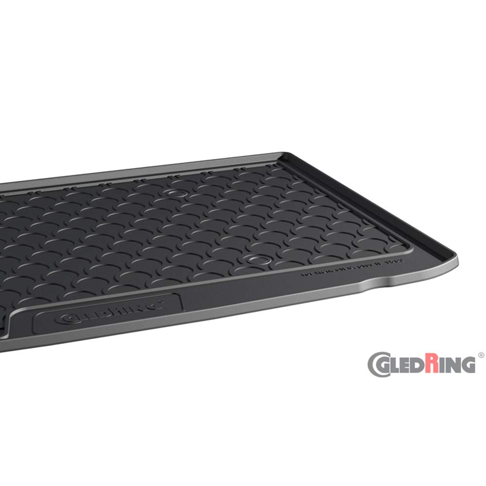 Gledring Tapis de Coffre Rubbasol (Caoutchouc) sur Mesure | compatible avec Renault Captur II 2020- (Sol en haut variable)