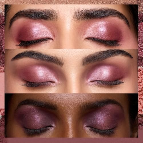 Image of HYUE AmplifEYE Eyeshadow Palette - 6 Shades | Berry Boudoir | Highly Pigmented Shades | Matte, Metallic, Satin & Foil | Long Lasting | Smooth Blendable Texture | All Skin Types