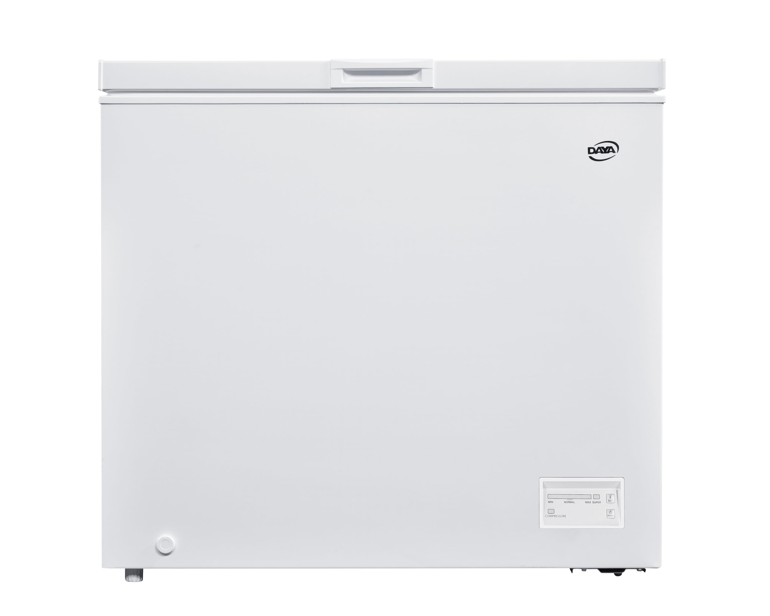 Congelatore a Pozzo Daya DCP200SH4WE0, 198 Litri, Classe E, Controllo Elettronico, Super Freezing, Winter Security, Autonomia 22 ore