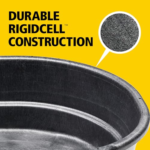 Image of Rubbermaid Commercial Products Stock Tank, 120-Gallons, Structural Foam, Heavy Duty Container, for Livestock /Animal /Cattle Feed & Water, Outdoor Homemade Pool /Hot Tub /Bathtub, & Pet Cleaning /Dog Wash