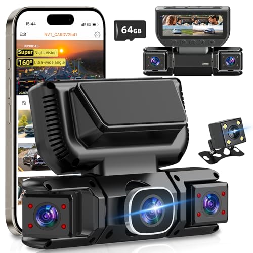 YUINWEN W6 4 Channel Dash Cam 360° Recording Dash Cam