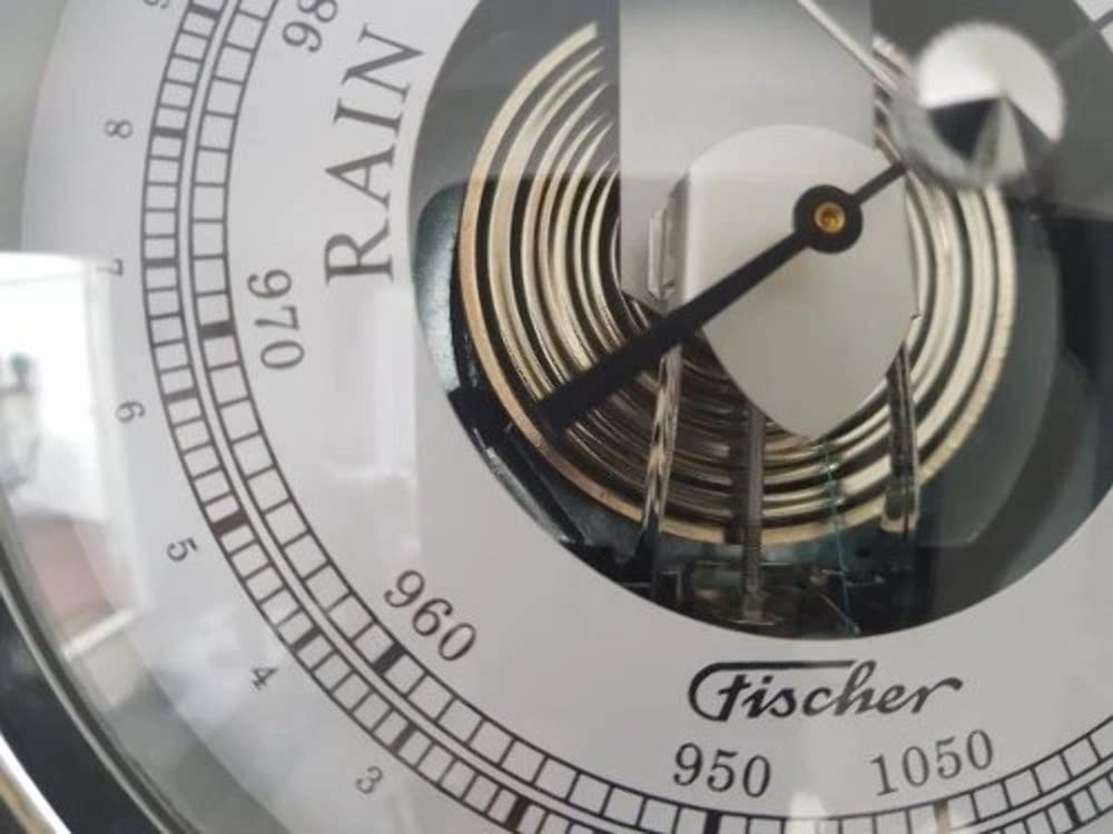 Fischer Chromowany barometr naścienny