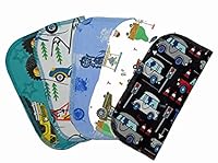 Algopix Similar Product 6 - 1 Ply Printed Flannel Little Wipes 8x8