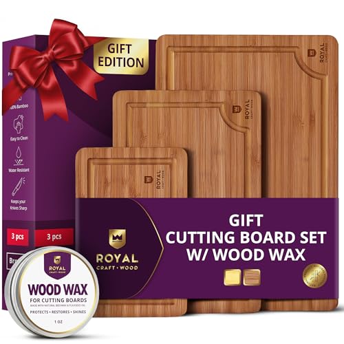 Royal Craft Wood Bamboo Board Set