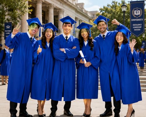 Image of graduation gown for adult convocation gown for boys & girls fancy dress competition