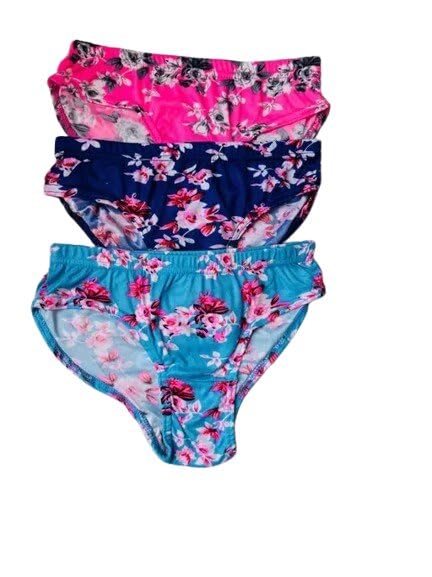Pack of 3 Ladies Printed Briefs in Cotton Blend Fabric for Smooth Daily use Feel_Panty_0018_Parent-image-29