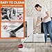 Fatmass 2 Pack Upgraded Spin Mop Replace Scrub Mop Brush Compatible with O Cedar 2 Tank RinseClean, Great for Kitchen, Deck, Bathroom and Shower Floor Scrubber