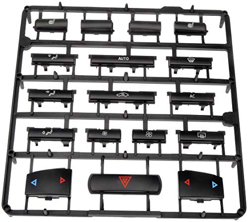 Kit de boutons de commande CVC Dorman 76833 pour climatisation Saab - 4