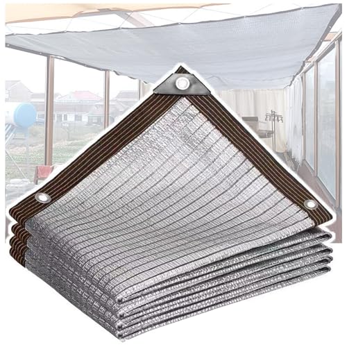Malla de sombreo de aluminio para cocheras y piscinas familiares grandes 2