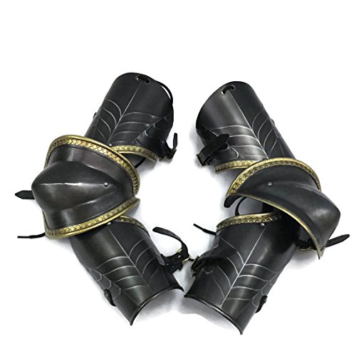 SCA LARP Armour Decorative Fluted Vambraces Bracers