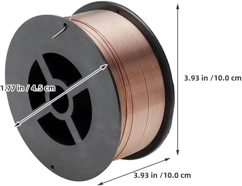 1 Roll Carbon Steel Welding Wire Gasless Flux Steel Welding Wire Ideal For Industrial Applications Rose Gold 1.2mm