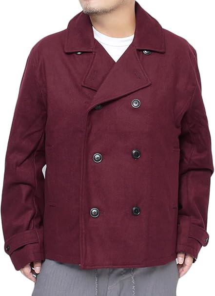 Amazon ピーコート メンズ 大きいサイズ ウール メルトン ショート丈 Pコート コート ジャケット 通販 Amazon ピーコート メンズ 大きいサイズ ウール メルトン ショート丈 Pコート コート ジャケット 通販