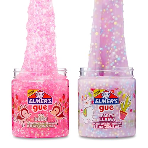 Elmer?s Gue Premade Slime - Animal Party Pack, 8 oz