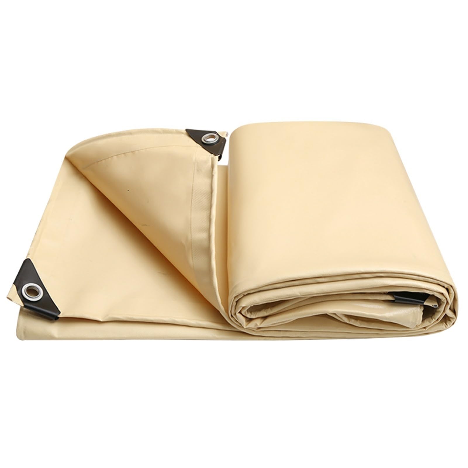 Lona pequeña 500 g/m² Lonas Resistente, Lona Impermeable Beige 1 m x 2 m 2 m x 2 m Lona de protección Multiuso con Ojales para jardín, Exterior, Camping, cobertizo, gallinero, Conejo(2x3m)
