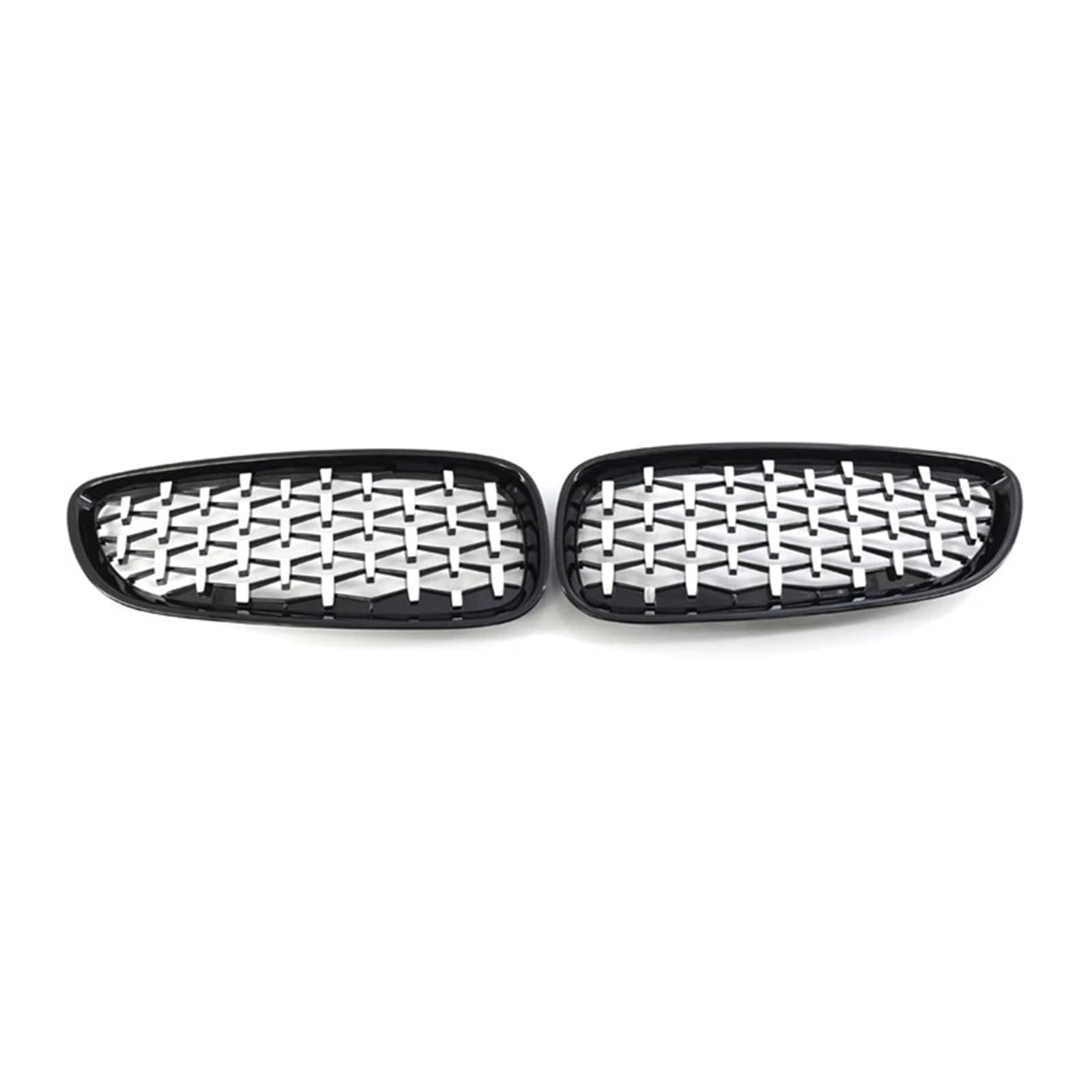 Parrilla Frontal Para BMW Para Z4 E89 2009-2016 Rejilla Frontal Estilo Diamante Racing Grille Negro Cromado Rejilla del radiador(Black)