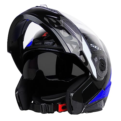 Steelbird SBA-7 Road ISI Certified Flip-Up Helmet for Men and Wom...