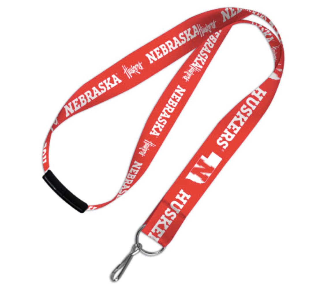 Nebraska Cornhuskers 20 Inch Lanyard with Breakaway Buckle