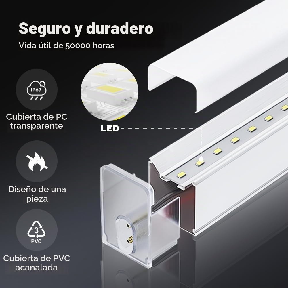 128W 6500K Lámpara de techo para garaje LED hexagonal de panal de abeja deformable Dly Hexagon Garage para garaje, taller, almacén, sótano, gimnasio