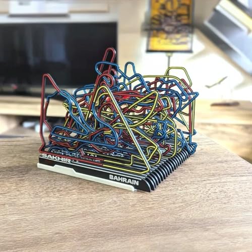 Formula 1 2025 Track Sculptures Set, 3D Formula Race Track Display Model, Formula 1 Free Standing Circuits Series, F1 Lover Display Gift, Unique Collectible Racing Memorabilia