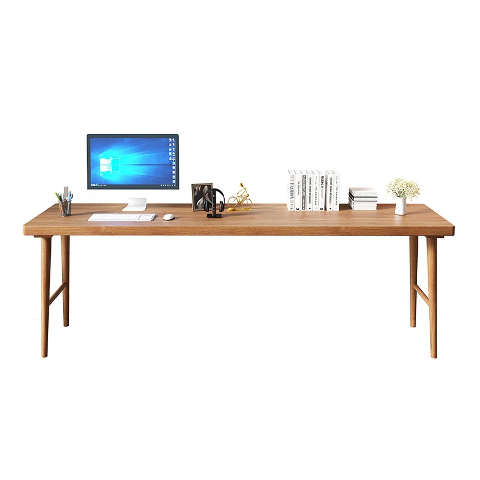 Computer Desk Home Desk Double Simple Writing Study Table Office Desktop Computer Workstation Work Gaming Table(1.6 meters)