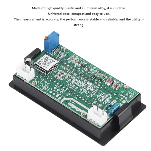 Image of YWBL-WH 5135A DC Digital Panel Meter, DC5V, for DC300V /DC400V /DC500V, Red LED Display, Plastic and Aluminum Alloy, 3.1 x 1.7 x 0.9 in