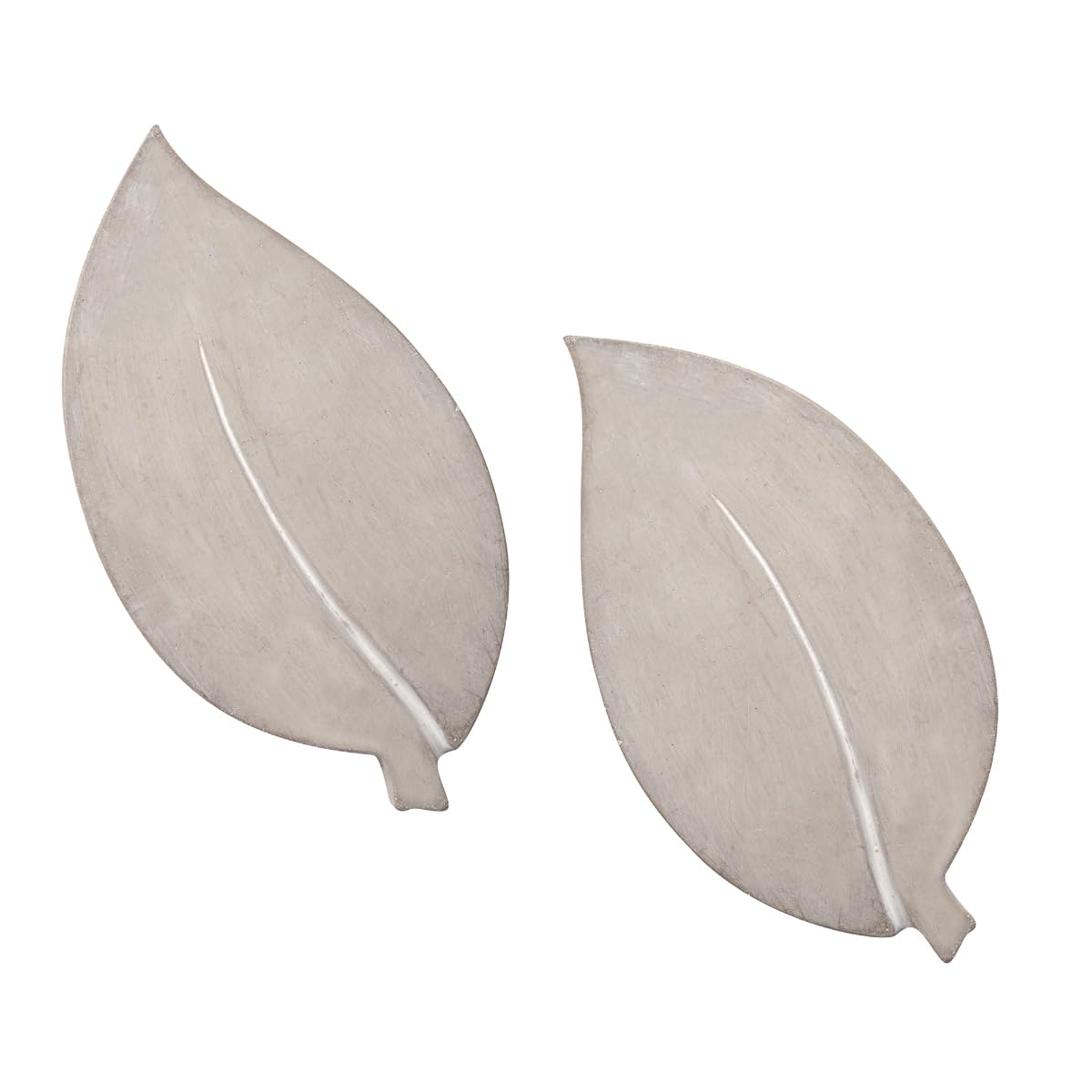 matches21 HOME & HOBBY XXL Trittsteine große Blätter Blatt-Form 1 Paar (2 STK.) Tritt-Steine Beton Garten 35x18 cm dekorative Tretsteine