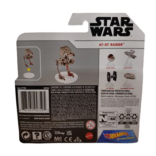 Hot Wheels Star Wars Starships Mandalorian at-ST Raider by Hot Wheels - Image 2