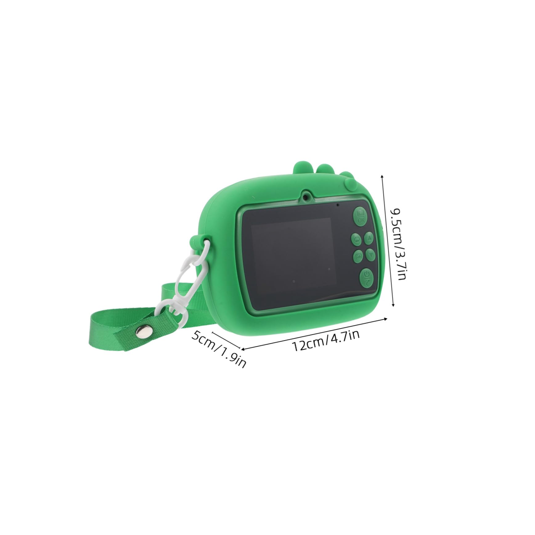 Cámara Digital para Niños Verde con Doble Lente y Vídeo HD