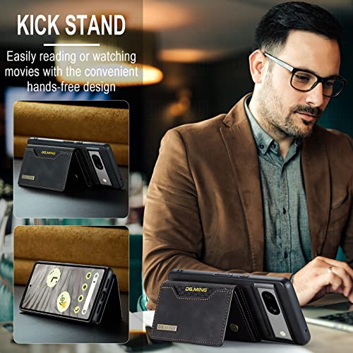 UDBKKDX 2 in 1 Detachable Wallet & Phone Case For Google Pixel 7A - Image 4