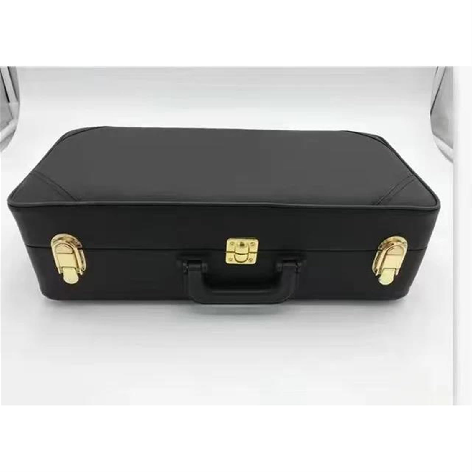 Saksofon Saksofon tenorowy złoty lakier profesjonalny saksofon tenorowy z ustnikiem na szyję stroikową (Color : Leather bag)