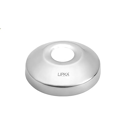 Lipka Stainless Steel 304 Grade (18/8) Chrome Plated Flange DEEP-CP - (Pack of 10)