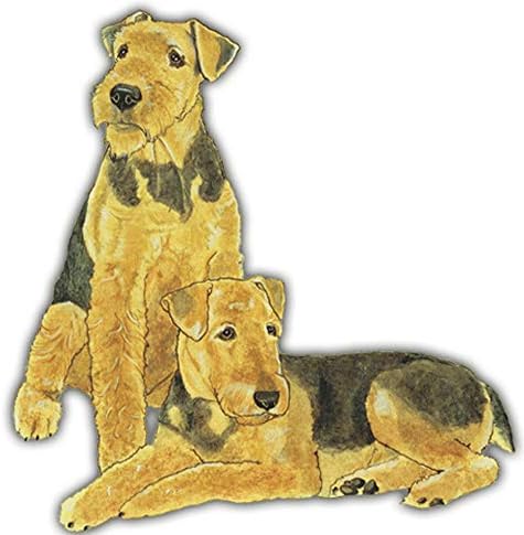 Airedale Wooden Magnet image 2