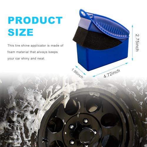 image for Augeny Tire Dressing Applicator, Reusable Car Tire Shine Sponge Applic