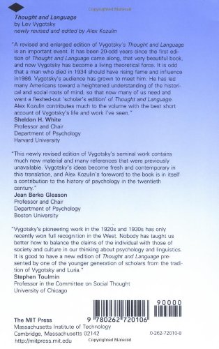 Thought and Language - Revised Edition